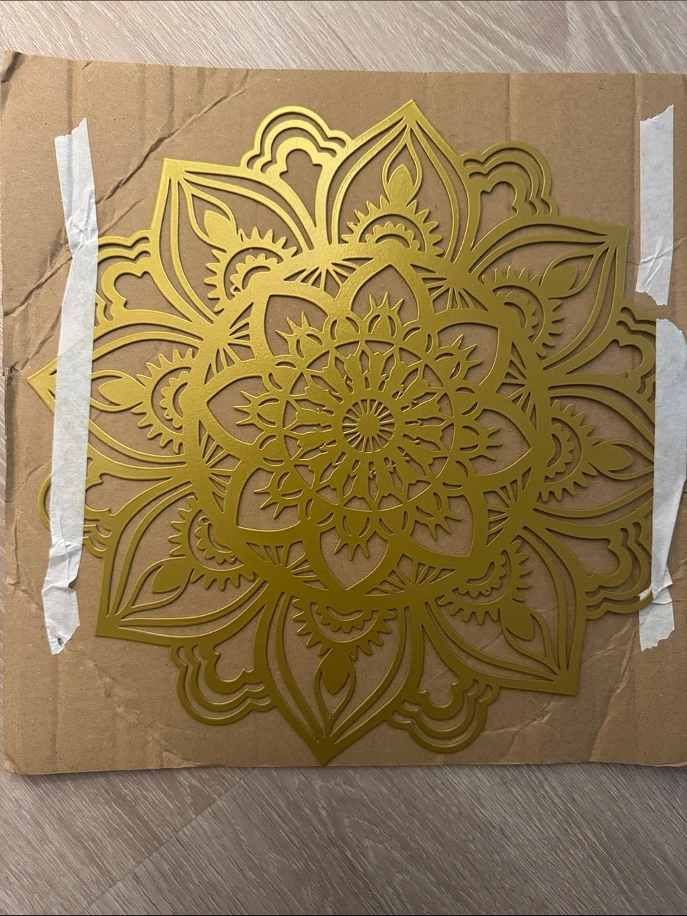 Gold Mandala Metal Wall Art - Decorative Home Wall Decor